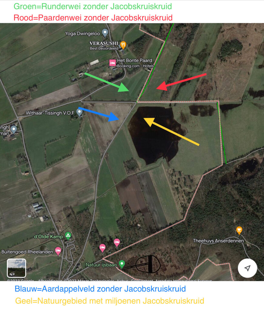 luchtfoto natuurgebied Jakobskruiskruid